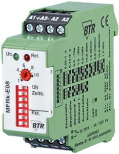 Time relay, 6 functions and 10 time intervals